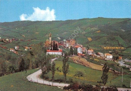 Cartolina Romagnese panorama