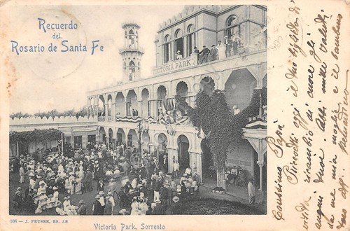Cartolina Rosario de Santa Fe Argentina Victoria Park Sorrento 1902 … | Immagine principale