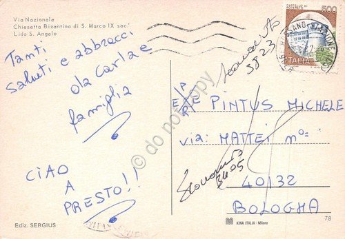 Cartolina Rossano 4 vedute con mappa (Cosenza) | Immagine Gallery 2