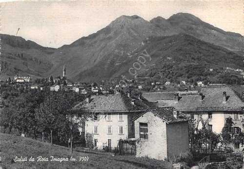 Cartolina Rota Imagna casolari 1953 | Immagine principale