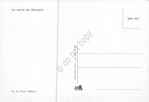 Cartolina Roveleto Santuario anni '20