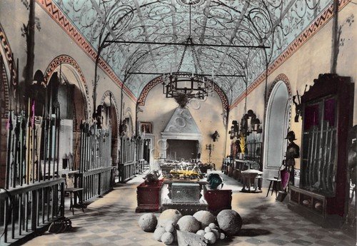Cartolina S. Angelo Lodigiano Museo Morando Bolognini sala d' armi | Immagine principale