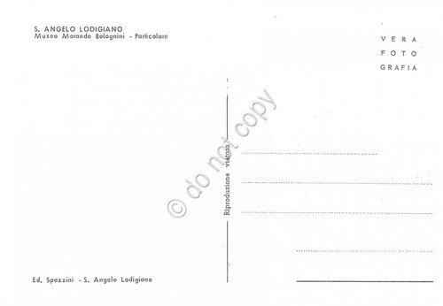 Cartolina S. Angelo Lodigiano Museo Morando Bolognini una sala