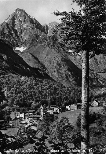 Cartolina S. Anna di Valdieri Valle Gesso Panorama 1960 | Immagine principale