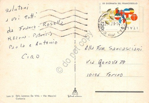 Cartolina S. Antioco vedute 1979 (Cagliari) | Immagine Gallery 2