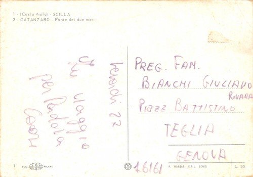 Cartolina S. Eufemia vedutine pin up sci d'acqua (Catanzaro) | Immagine Gallery 2