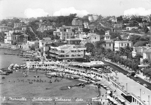 Cartolina S. Marinella Stabilimento Balneare Lido 1969 | Immagine principale