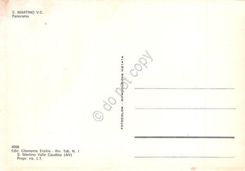 Cartolina S. Martino Valle Caudino panorama aereo paese | Immagine Gallery 2