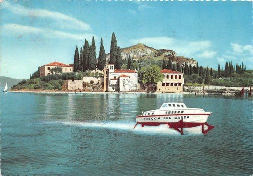 Cartolina S. Vigilio Motoscafo Freccia del Garda 1960 (Brescia) | Immagine principale