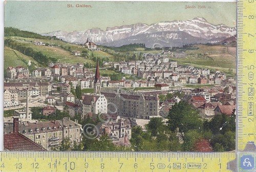 Cartolina Saint Gallen - Vg Suisse Congo - 1908 | Immagine principale