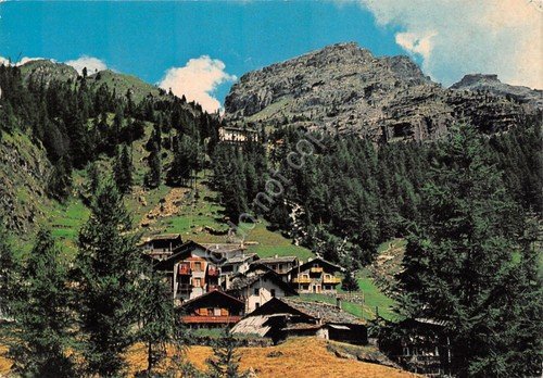 Cartolina Saint Jacques Val d'Ayas Panorama con Fiery 1985 | Immagine principale