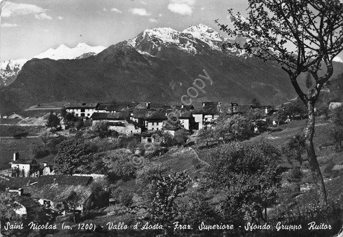 Cartolina Saint Nicolas Frazione Superiore 1964 | Immagine principale