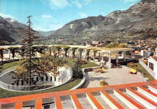 Cartolina Saint Vincent Panorama dal terrazzo della Fonte 1966 (Aosta) | Immagine principale