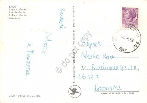 Cartolina Sal? Lago di Garda Vedute 1969 (Brescia) | Immagine Gallery 2