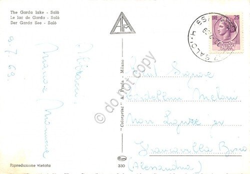 Cartolina Sal? Vedute 1969 (Brescia) | Immagine Gallery 2