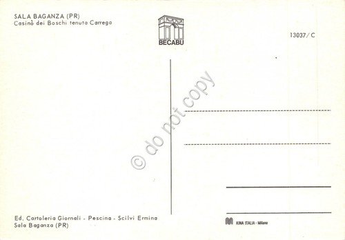 Cartolina Sala Baganza Parma Casinò dei Boschi Tenuta Carrega | Immagine Gallery 2