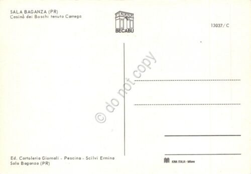 Cartolina Sala Baganza Parma Casinò dei Boschi Tenuta Carrega
