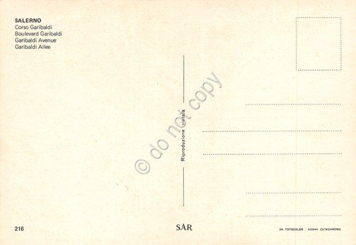 Cartolina Salerno Corso Garibaldi negozi strada auto anni '70 ED … | Immagine Gallery 2