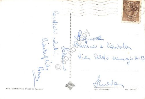 Cartolina Salerno Lungomare anni '50