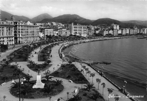 Cartolina Salerno Lungomare Edizioni SAF