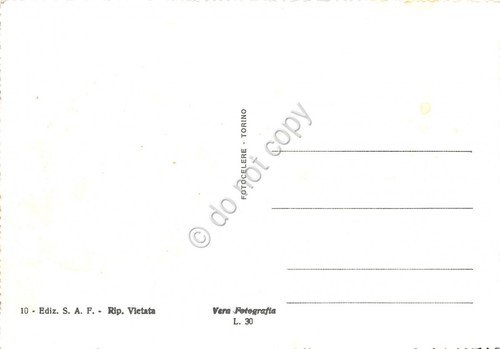 Cartolina Salerno Lungomare Edizioni SAF