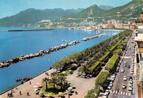 Cartolina Salerno Lungomare Trieste 1971 | Immagine principale