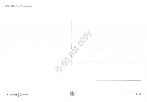 Cartolina Salerno Panorama
