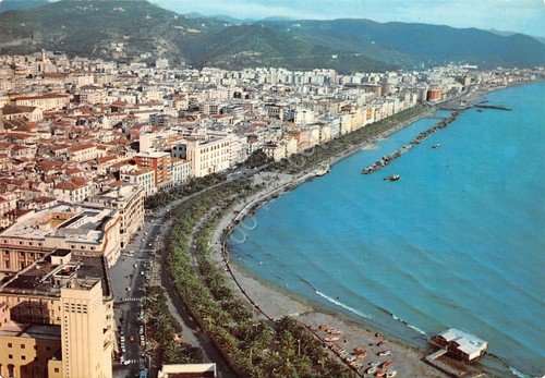 Cartolina Salerno Panorama aereo 1974 | Immagine principale