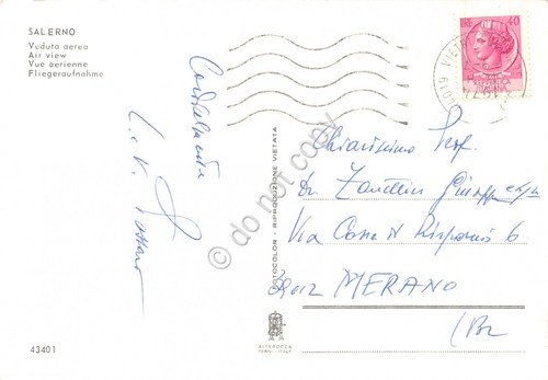 Cartolina Salerno Panorama aereo 1974 | Immagine Gallery 2
