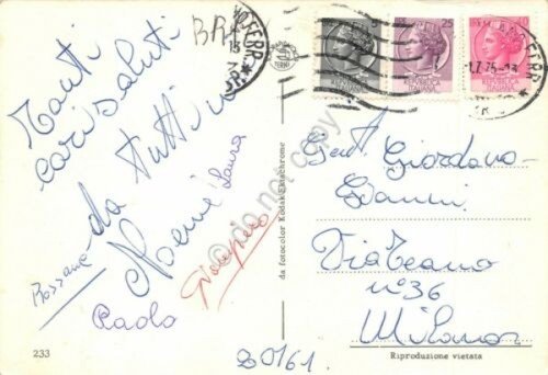 Cartolina Salerno Vedute 1975 | Immagine Gallery 2