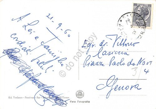 Cartolina Salice Terme Parco Grand Hotel 1960 (Pavia) | Immagine Gallery 2