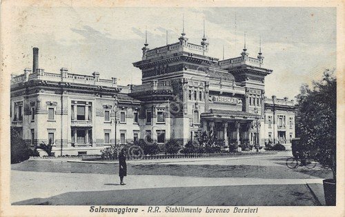 Cartolina Salsomaggiore Stabilimento Berzieri animata 1934 | Immagine principale