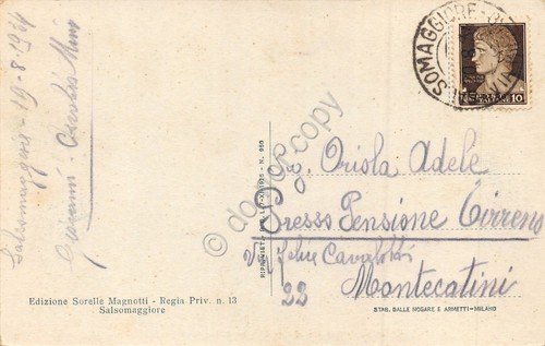 Cartolina Salsomaggiore Stabilimento Berzieri animata 1934 | Immagine Gallery 2