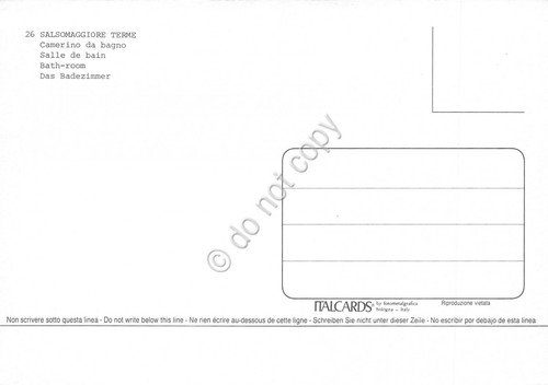 Cartolina Salsomaggiore Terme camerino da bagno animata | Immagine Gallery 2