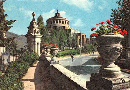 Cartolina Salsomaggiore Terme Chiesa 1972 (Parma)