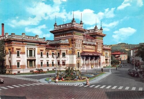 Cartolina Salsomaggiore Terme Terme Berzieri entrata 1961