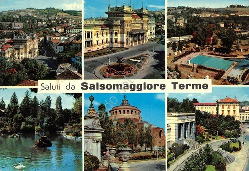 Cartolina Salsomaggiore Terme vedute 1972 (Parma) | Immagine principale