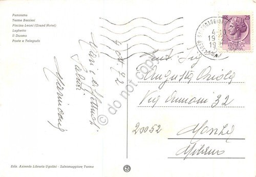 Cartolina Salsomaggiore Terme vedute 1972 (Parma) | Immagine Gallery 2