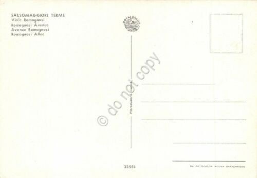 Cartolina Salsomaggiore Terme Via Romagnosi bar animata | Immagine Gallery 2