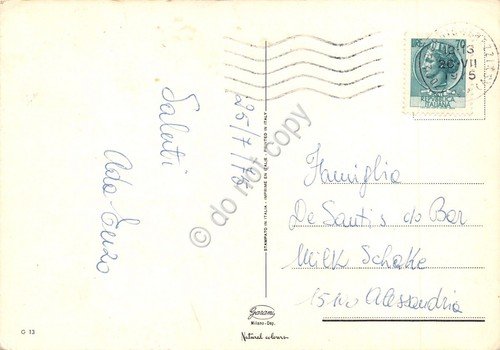 Cartolina Saluti dal mare barca a vela Pin Up vedute … | Immagine Gallery 2