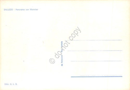 Cartolina Saluzzo via della città MOBIL benzina con Monviso anni … | Immagine Gallery 2