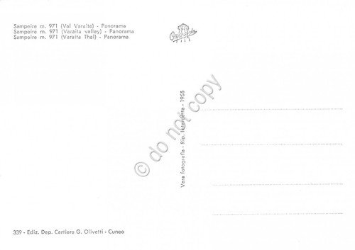 Cartolina Sampeire Valle Varaita panorama | Immagine Gallery 2
