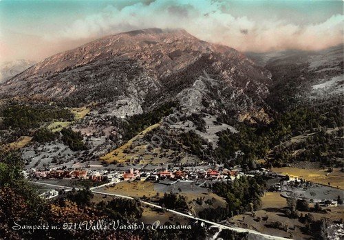 Cartolina Sampeyre Valle Varaita Panorama | Immagine principale