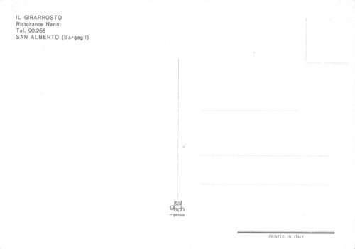 Cartolina San Alberto Bargagli Ristorante il Girarrosto Vedutine | Immagine Gallery 2