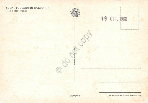 Cartolina San Bartolomeo in Galdo Via delle Puglie nevicata | Immagine Gallery 2