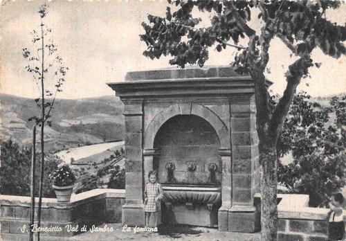 Cartolina San Benedetto Val di Sambro Fontana animata 1958 | Immagine principale