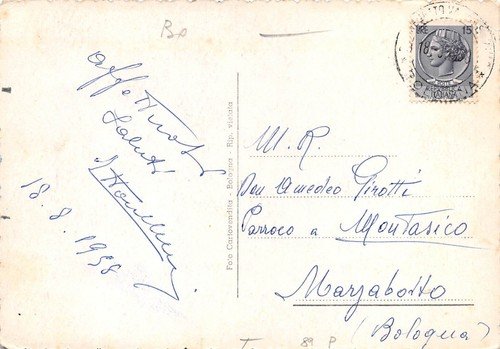 Cartolina San Benedetto Val di Sambro Fontana animata 1958 | Immagine Gallery 2