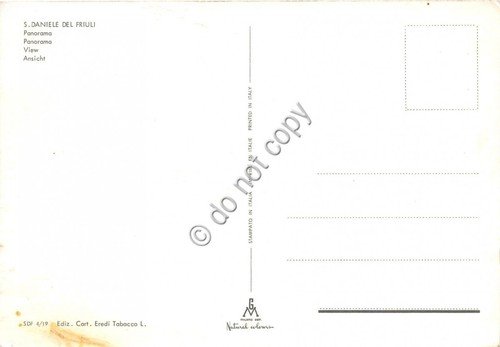 Cartolina San Daniele del Friuli panorama | Immagine Gallery 2