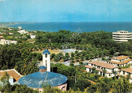 Cartolina San Felice Circeo panorama parziale 1969 piega | Immagine principale