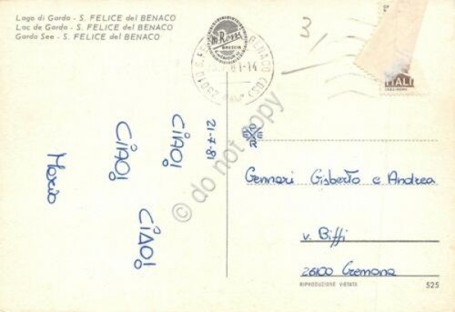 Cartolina San Felice del Benaco vedute 1981 (Brescia)
